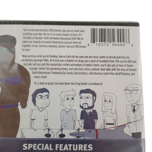 The Best of Rooster Teeth Animated Adventures & Vol. 2 DVD Comedy Collection Set - Picture 4 of 11